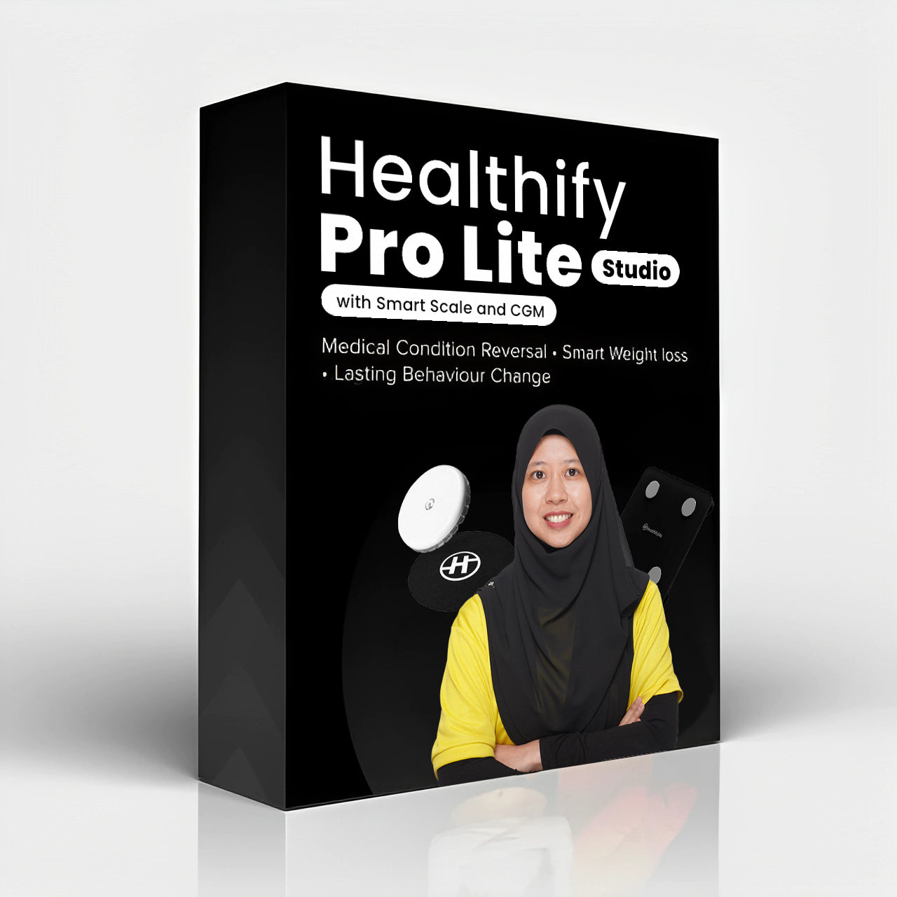 Healthify Pro LITE Studio with Smart Scale + CGM